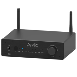 Arylic B50 Bluetooth 5.2 Noir entrée phono Amplificateur