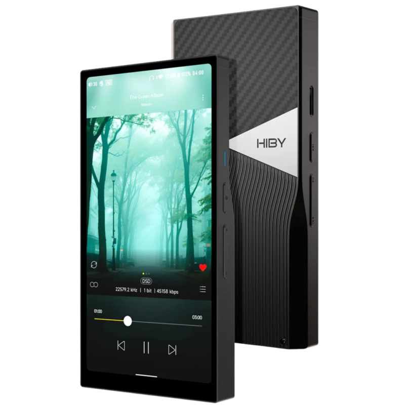 HiBy R6 Pro II 2025 Symétrique 4,4 mm Noir Bluetooth 5.0 128GB DAC Lecteur Hi-Res portable