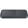 Chargeur sans fil double Samsung Super Fast Wireless Charger Duo, norme Qi 15 W Gris foncé