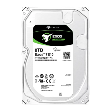Seagate Exos 7E10 ST8000NM017B 8TB SATA III 3,5 pouces 7200rpm Disque dur
