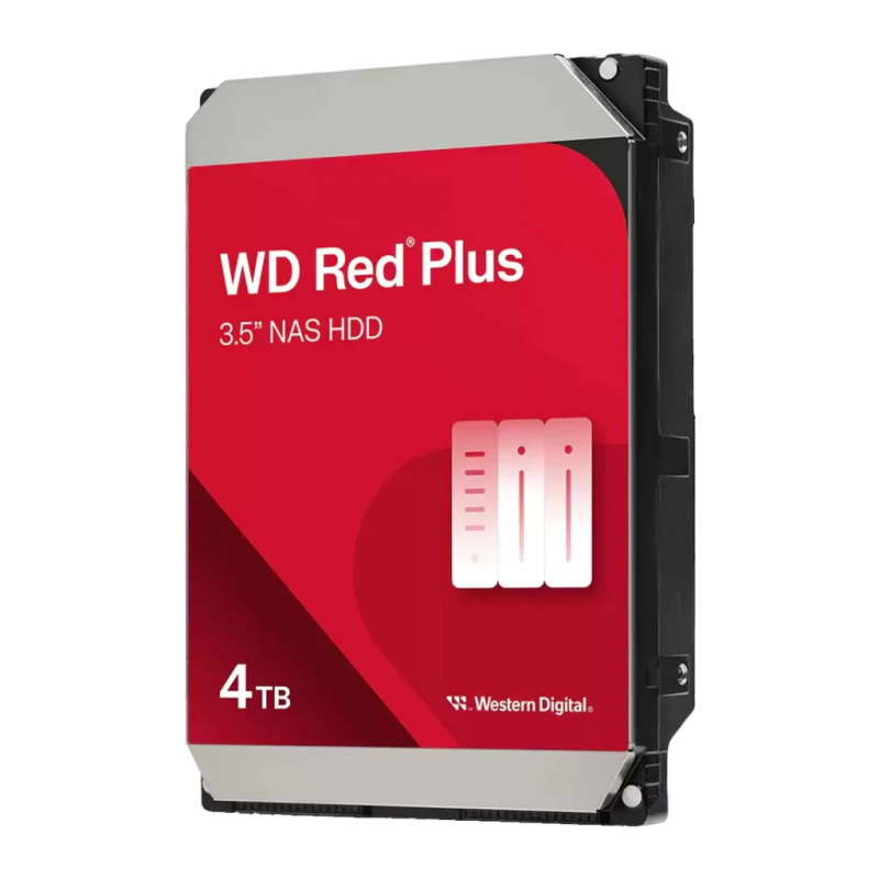 WD Red Plus WD40EFZZ 4TB 3,5 pouces 5400rpm Disque dur