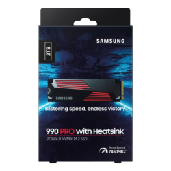 SSD Samsung 990 Pro Heatsink 2 To M.2 NVMe PCIe 4.0 avec dissipateur