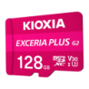 Carte microSD Kioxia Exceria Plus G2 128Go V30 U3 A1 UHS-I Rose
