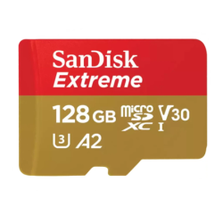 Carte microSD SanDisk Extreme microSDXC 128Go V30 U3 160 Mo/s lecture