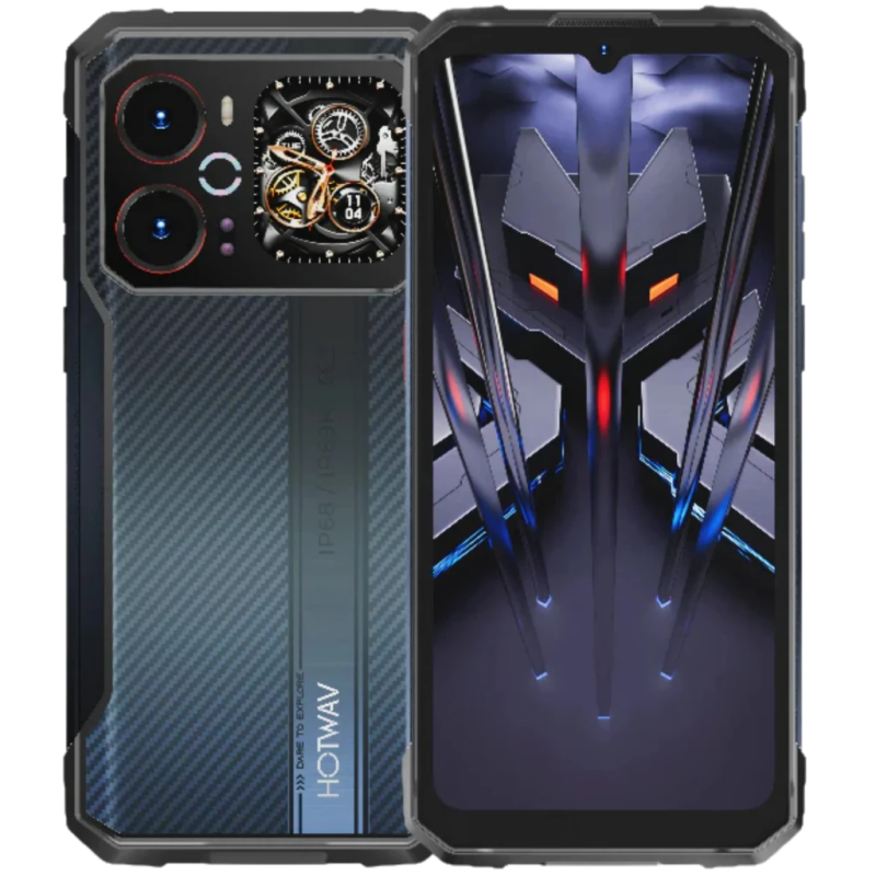Hotwav Cyber 18 4G 8GB/256GB Noir 120Hz 64MP 6200mAh NFC