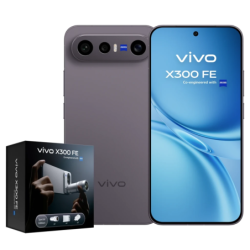 Vivo X300 FE 5G 12GB/512GB Noir 6,31 pouces AMOLED 120Hz 50MP 6500mAh NFC + Chargeur de 90W + Kit Photo
