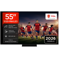TCL 55C8L 55 pouces 4K QD-Mini LED 144Hz Dolby Vision HDR10+ Google TV
