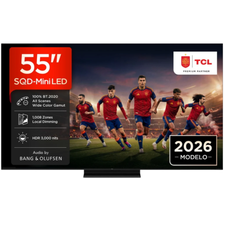 TCL 55C8L 55 pouces 4K QD-Mini LED 144Hz Dolby Vision HDR10+ Google TV