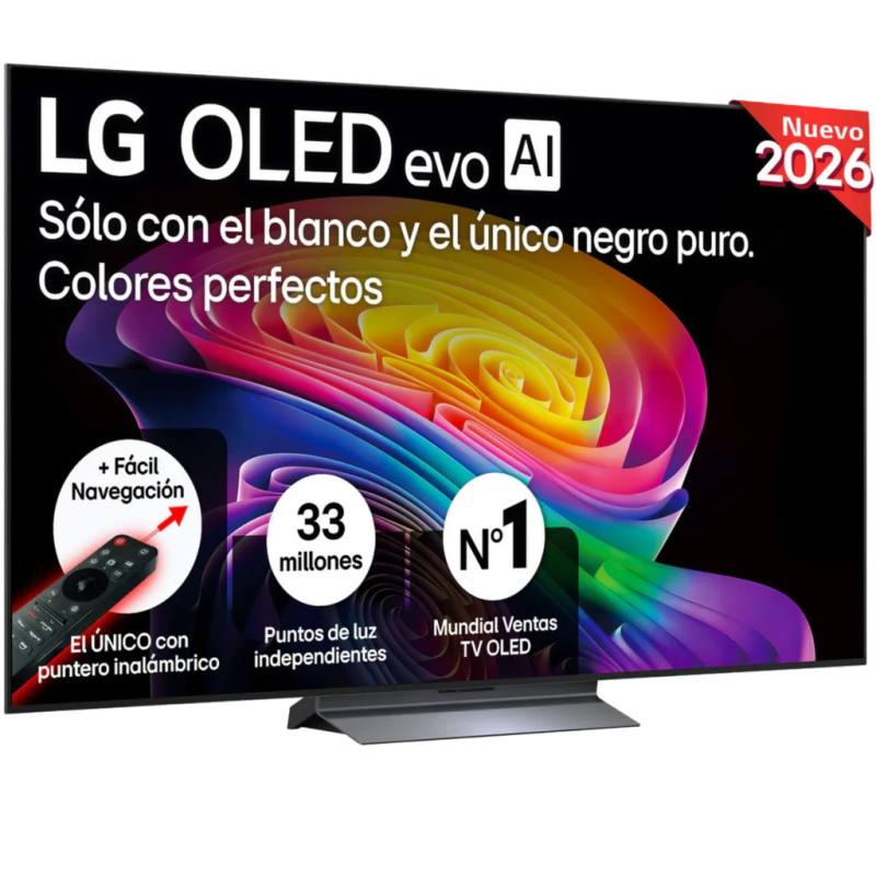 LG OLED55C66LB 55 pouces 4K OLED 165Hz Dolby Vision webOS Smart TV