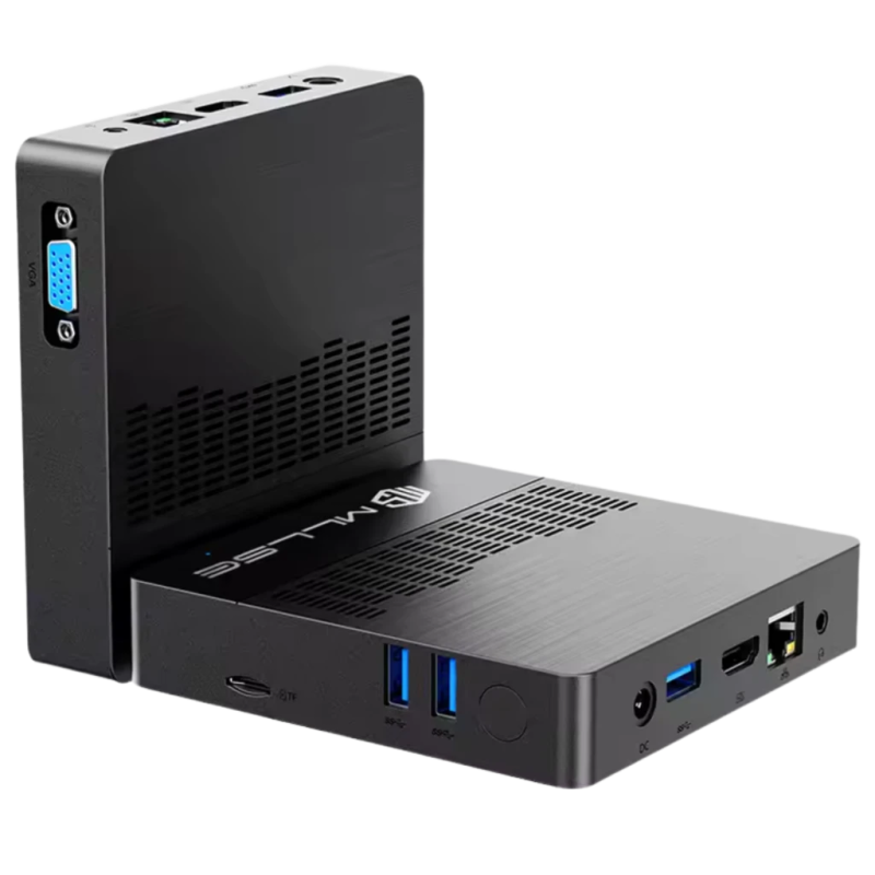 MLLSE M2 Air Intel N4000 6 GB 128 GB Windows 11 Noir WiFi 5 Bluetooth 4.2 Mini PC