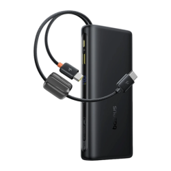 Baseus EnerFill FC41 avec 2 câbles intégrés 20000mAh 100W USB-C Power Bank