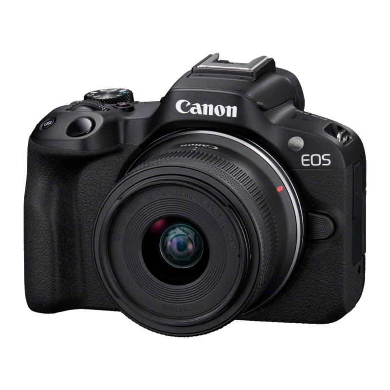 Canon EOS R50 Kit RF-S 18-45mm IS STM + RF-S 55-210mm 24,2MP vidéo 4K 3 pouces orientable WiFi Bluetooth 4.2 Appareil hybride
