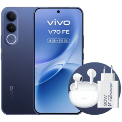 Vivo V70 FE 5G 8GB/512GB Bleu 6,83 pouces AMOLED 120Hz 200MP 7000mAh NFC + Chargeur 90W + Écouteurs