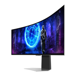 Samsung Odyssey G9 G95SD Argent 49 pouces DQHD OLED 240Hz incurvé Écran