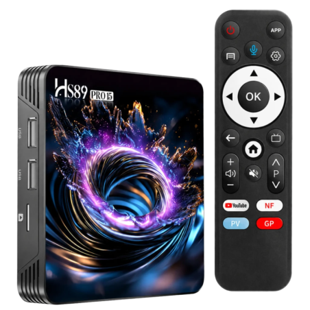 HS89 Pro 15 4GB/32GB Android 14 4K HDR10 WiFi 6 Bluetooth RK3539 TV Box