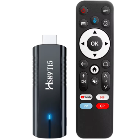 HS89 T15 2GB/16GB Android 14 4K WiFi 6 Bluetooth 5.4 RK3539 TV Stick