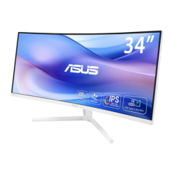 ASUS EyeCare VU34WCIP-W Blanc 34 pouces 2K VA 100Hz incurvé Écran