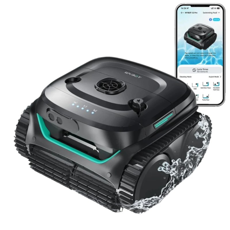Wybot C2 Pro 210 min 4600mAh sans fil Robot nettoyeur de piscine